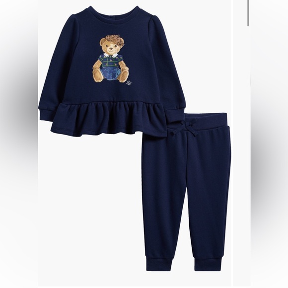 Ralph Lauren Navy Set! 6 months.